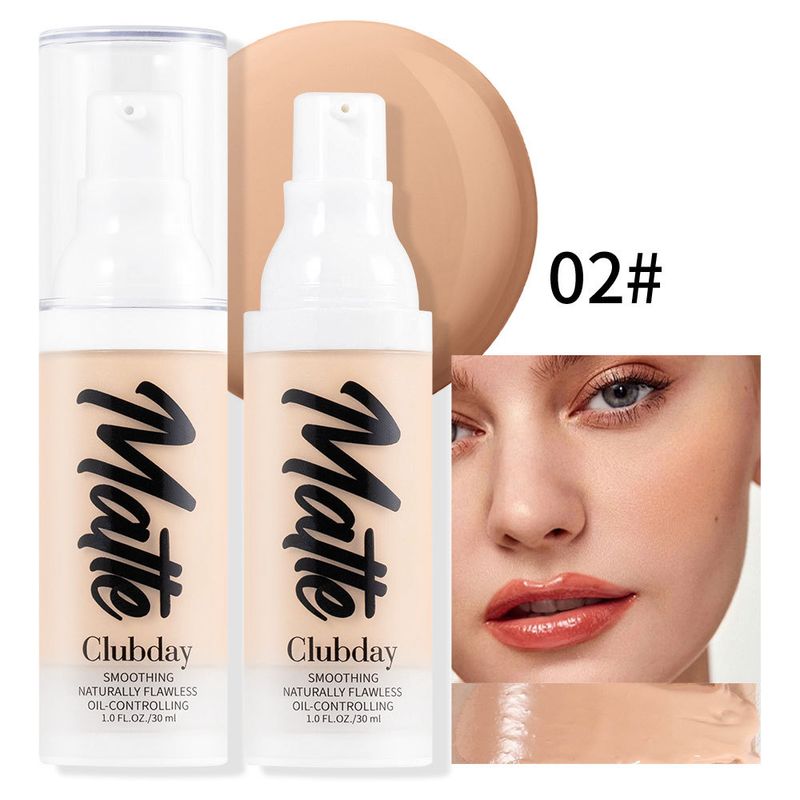 Base de maquillaje Clubday de 8 colores, corrector para marcas de acné, larga duración, resistente al agua, control de grasa, base líquida_voghion.com