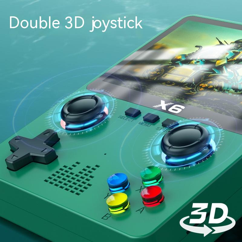 NEW Portable Video Game Console X6 Built-in 8000+ Games 11 Simulators Retro Game 3D Joystick Gamepad_voghion.com