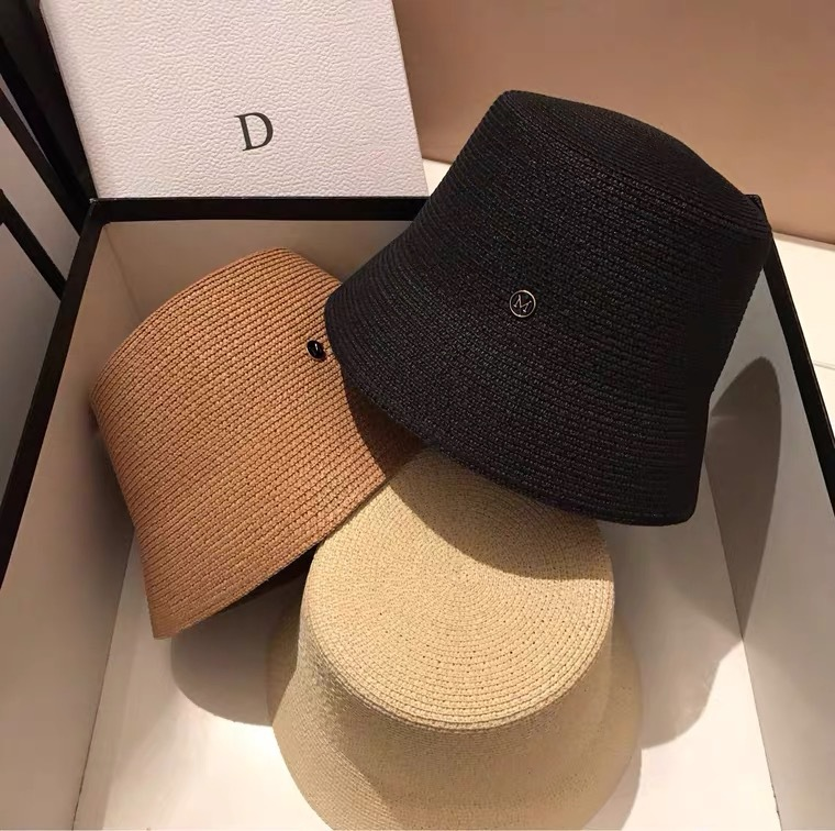 Cappello estivo nuovo, casual, versatile, in paglia intrecciata, con maschera anti-freddo, protezione solare, cappello da esterno_voghion.com