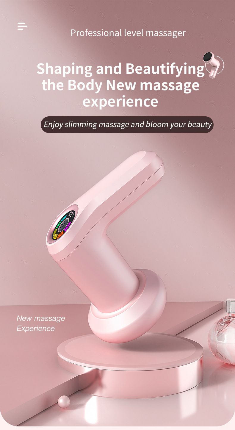 Handheld Wireless Massager, Fat Pushing Machine For Neck Waist Shoulder, Kneading Fascia Gun_voghion.com