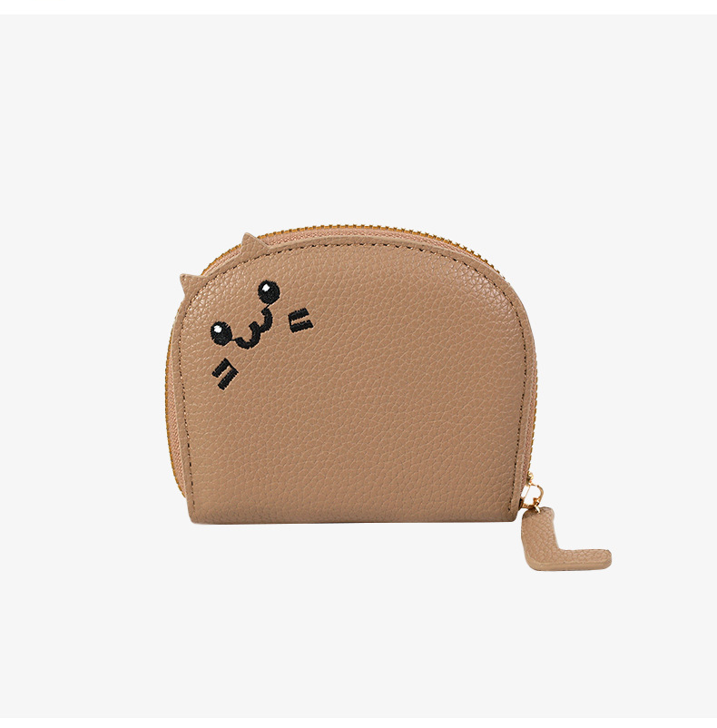 2024 Cat Small and Adorable Multi Card Advanced Cartoon Zero Wallet Portable Storage Bag Small Wallet Anti Dirt and Wear Resistant_voghion.com