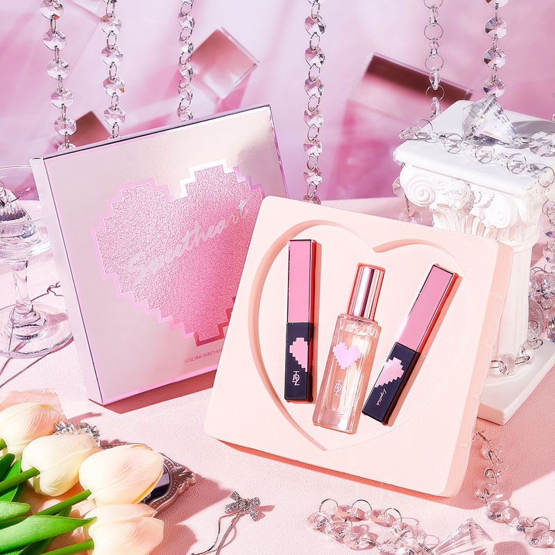 Luxuriöses Lippenstift-Parfüm-Set für Frauen, Valentinstag, Weihnachten, Geburtstagsgeschenk_voghion.com