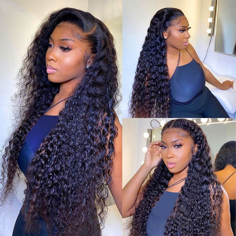 180% hustota brazilských vlasů 13*4 před krajkou lidské vlasy malé lokny motýlí vlasy paruka tvar přírodní móda vhodné pro ženy denní nošení_voghion.com