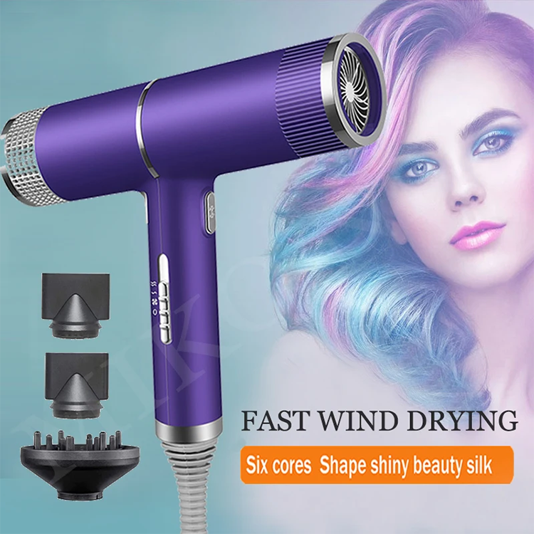 Infrared Negative Professional Ionic Blow Dryer Hot&Cold Wind Salon Styler Tool Hair Electric Drier Blower er_voghion.com
