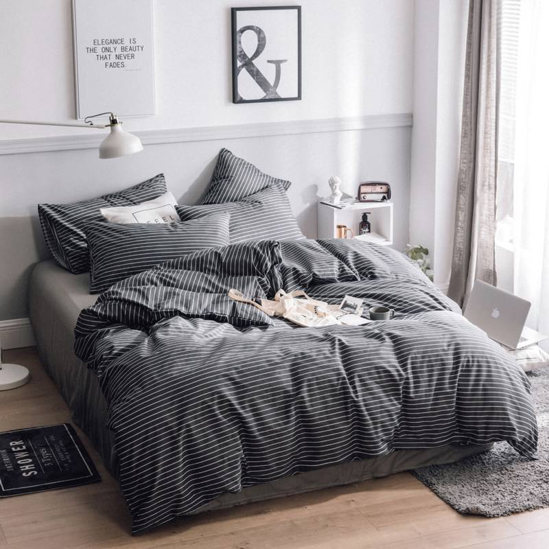 Set da tre pezzi Copripiumino bohémien Set da tre pezzi Biancheria da letto stampata_voghion.com