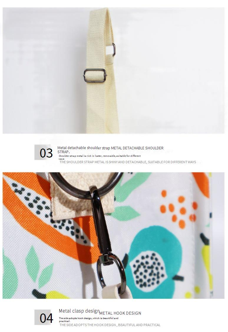 Borse da donna Borsa a mano multitasche Borsa a tracolla grande capacità Borsa a tracolla da donna in tela con stampa di nuova moda autunnale_voghion.com