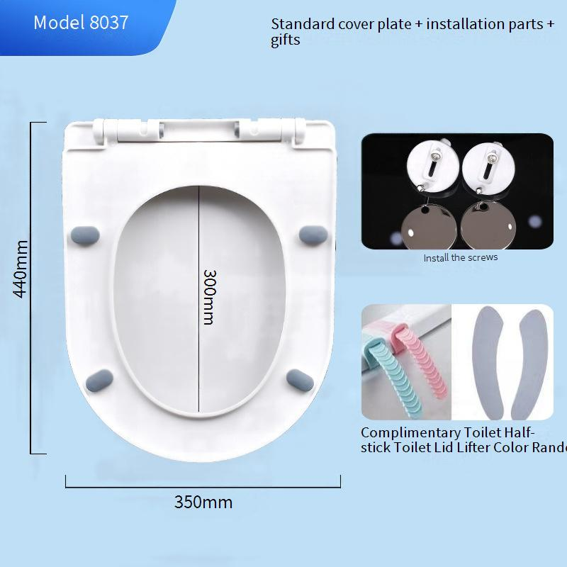 Copriwater universale per uso domestico, spesso, rallentatore, accessori vecchio stile_voghion.com