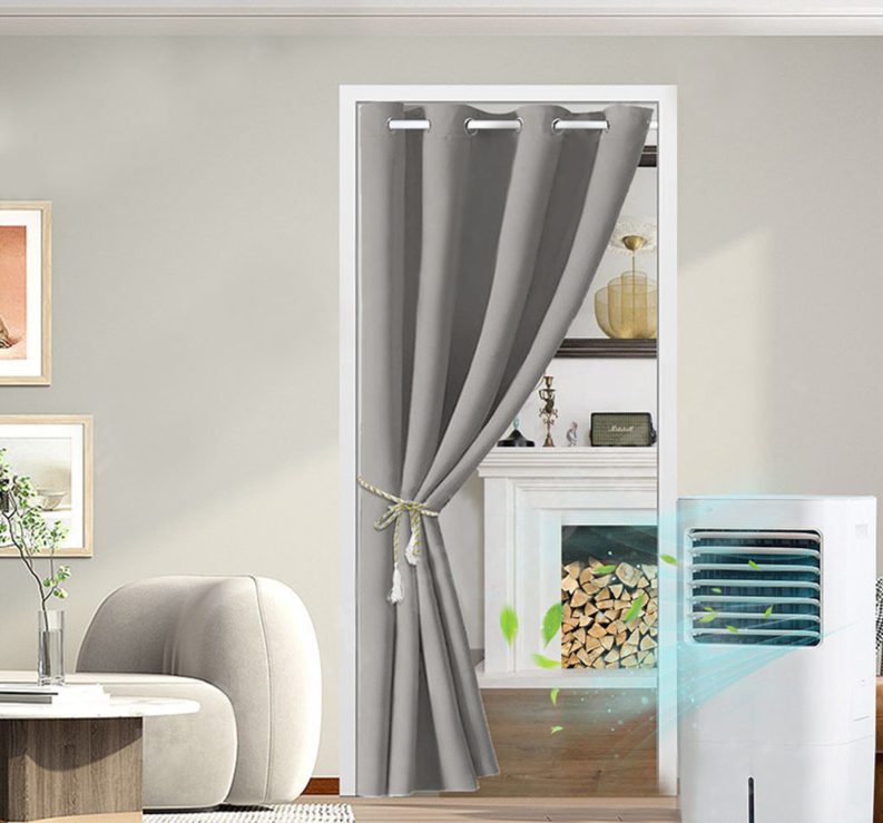 Tende Tenda per porta senza foratura Tenda per porta Privacy per vano porta Corridoio Tenda per porta Aria condizionata Divisorio temporaneo Divisorio per stoccaggio Tenda per porta armadio_voghion.com