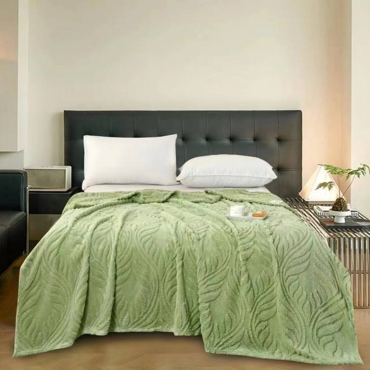 Couverture en flanelle jacquard pour canapé climatisé quatre saisons_voghion.com