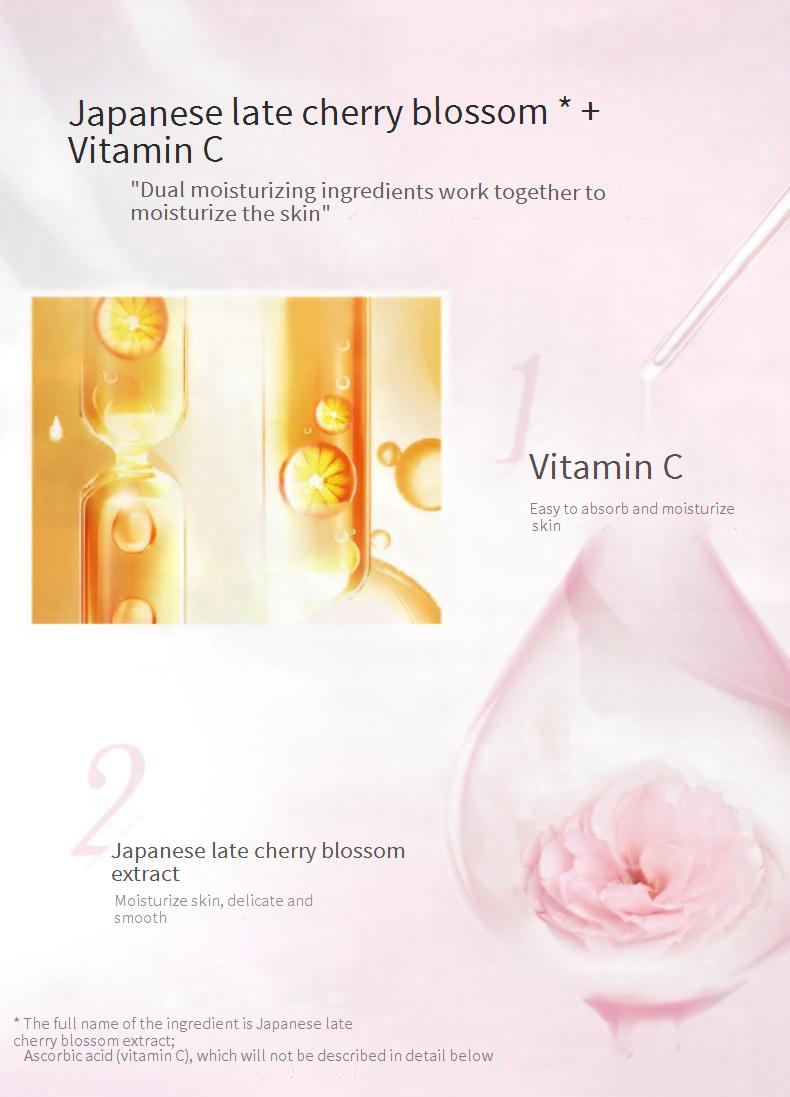 Serum Japanese Sakura Essence 15ml Facial Hydrating Moisturizing Sodium Hyaluronate Stock Solution_voghion.com