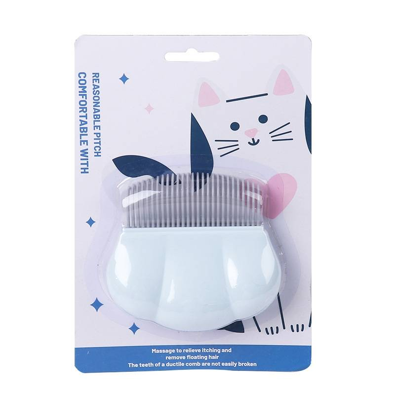Pet Hair Removal Shell Comb Cat Tickling Massage Comb_voghion.com