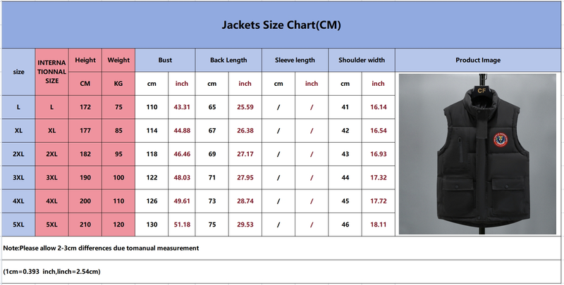 Men's Y2K Puffer Vest - Minimalist Print Quilted Sleeveless Jacket (Black/Gray)_voghion.com