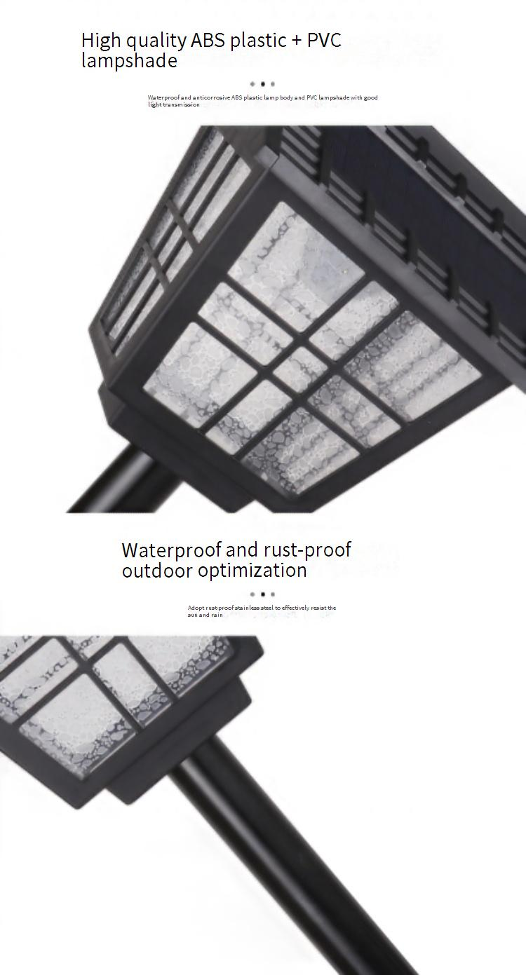 Lampes solaires de jardin à LED vintage, éclairage extérieur étanche pour jardin, terrasse, pelouse, allée, décoration_voghion.com