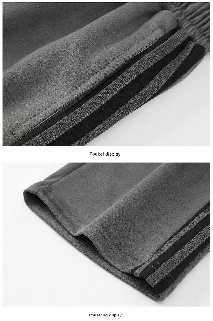 Men's Clothing Unisex Suede-Like Track Jacket - Oversized College Style Coat (His & Hers Matching Set)_voghion.com