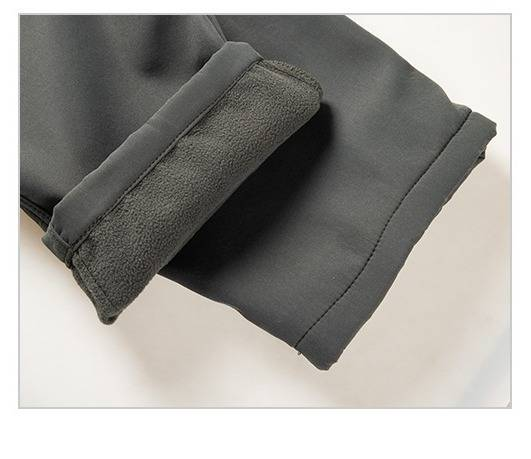 Ensemble veste et pantalon de travail imperméables doublés en polaire pour homme - Vêtements de travail d'extérieur coupe-vent, thermiques et isolés pour temps froid_voghion.com