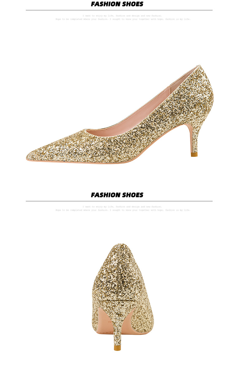 Décolleté da donna stile discoteca alla moda e sexy dimagrante tacchi a spillo tacchi alti banchetto bocca bassa scarpe a punta con paillettes lucenti_voghion.com