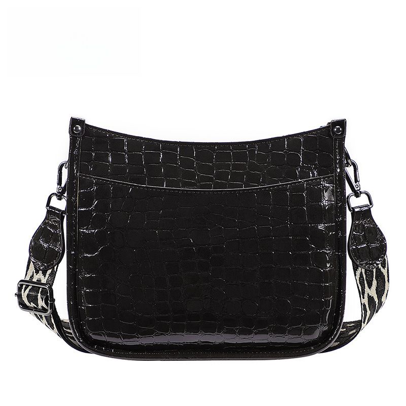 Cross-border 2023 Women's new bag leopard print shoulder bag pu fashion niche design bags small square bag messenger bag_voghion.com