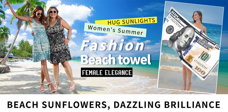 Premium Microfiber Beach Towel - Quick-Dry, Ultra-Absorbent & Sandproof_voghion.com