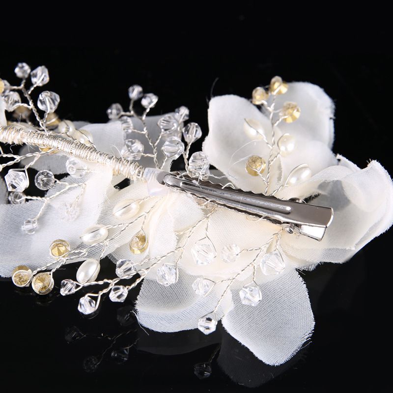 Set di gioielli da donna, alla moda, da sposa, fatto a mano, con fiori di cristallo, per abito da sposa, forcina per capelli, accessori per capelli da sposa_voghion.com