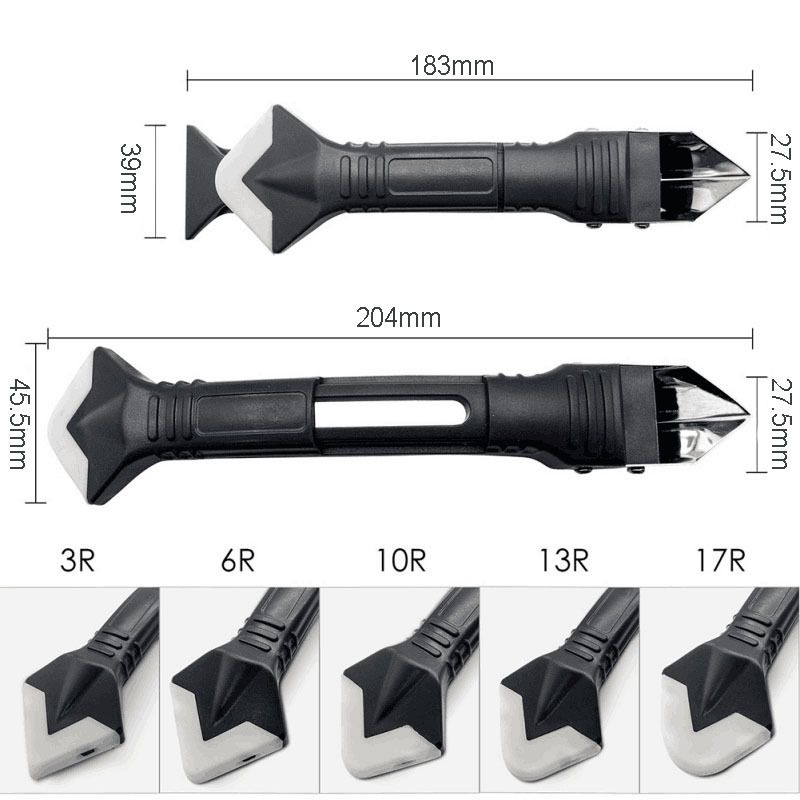 15-teiliges Dichtungswerkzeugset mit Silikondüsen – 3-in-1-Metallschaber, weiche Spitzen und Dichtungsspachtel für professionelles Füllen von Fugen_voghion.com