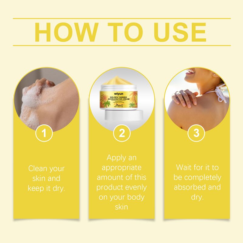 Wiyun Anti-Tanning Cream For Summer Outdoor Sunbathing To Even Out Skin Tone And Create A Wheat Tan Anti-Tanning Cream_voghion.com