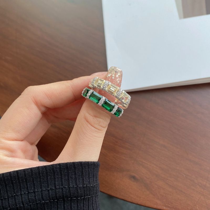 Heiße Verkäufe Heiße Verkäufe TBCYD Smaragd High Carbon Diamant Eternity Ringe Für Frauen S Sier 5A Zirkon Edelstein Hochzeit Band Finger Ring Fein_voghion.com