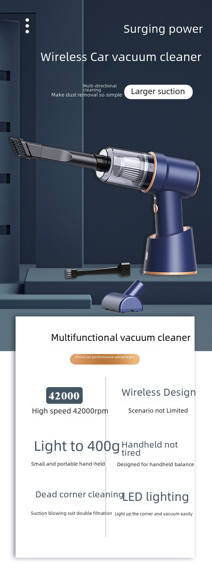 Kärcher WV6 Premium – Wireless High-Power Car Vacuum With Blowing Function Vacuum Cleaner_voghion.com