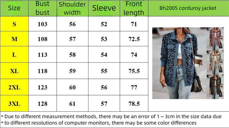 2025 Damen Herbst Winter Mode Leopard Print Button Langarm Jacke Mantel für Frauen_voghion.com
