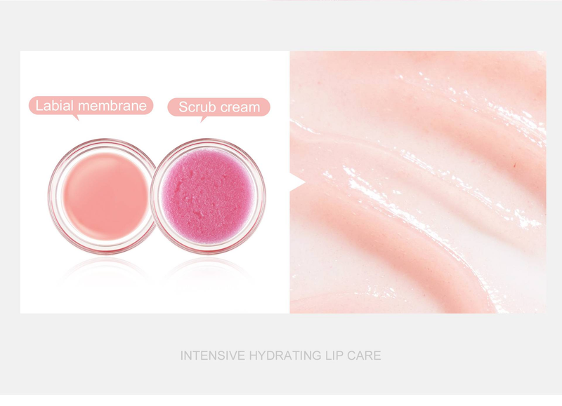 Scrub Lip Mask Balsamo labbra 2 in 1 Riparatore Esfoliante Scrub labbra esfoliante_voghion.com