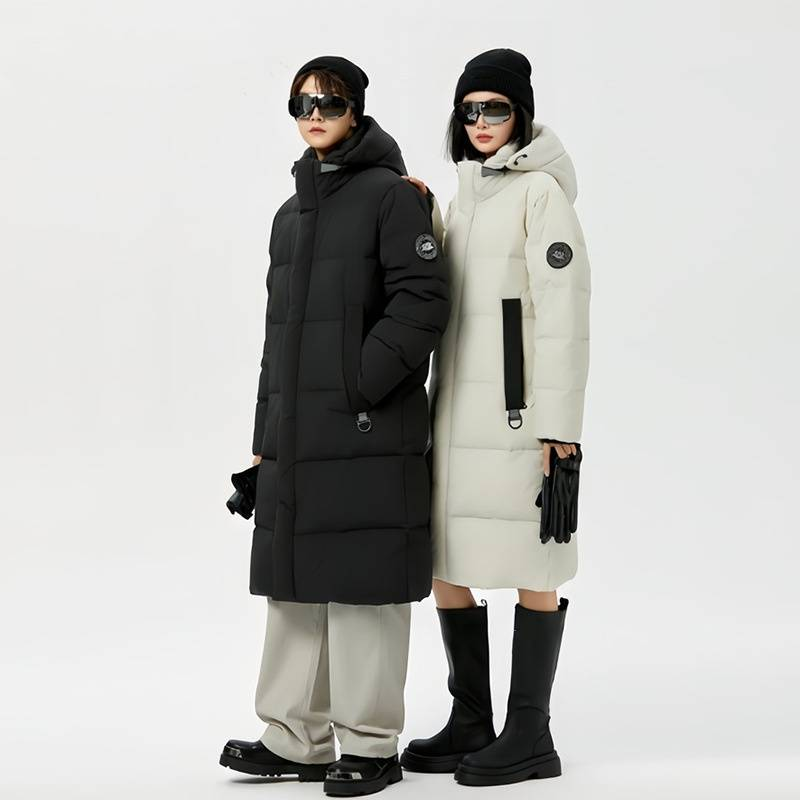 Abbigliamento da uomo Giacca lunga in cotone di seta impermeabile all'aperto fredda_voghion.com