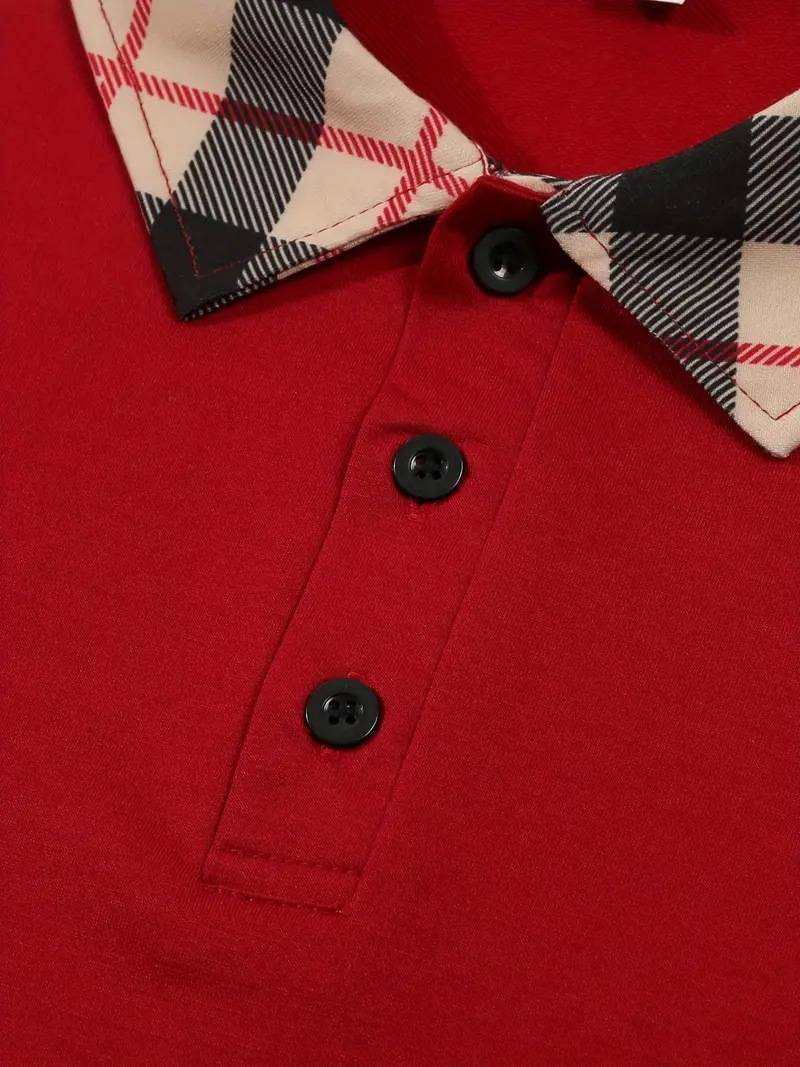Ropa de hombre, moda de negocios, camiseta de manga corta, polo ajustado para hombre, top con botones_voghion.com
