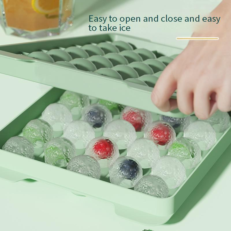 Ice Ball Mold 33 Ice Cube Mold Creative Home Ice Ball Ice Maker Food Grade Ice Making Mold_voghion.com