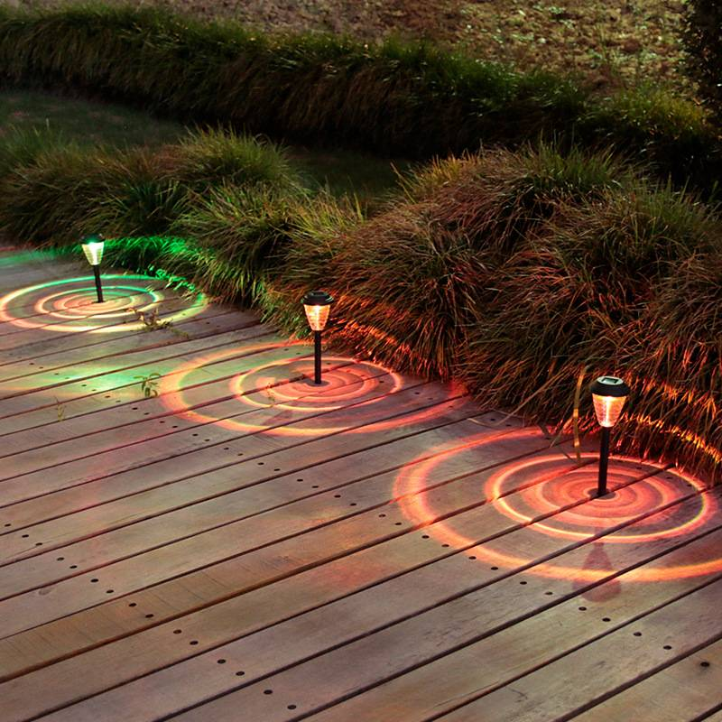 Solar Flower Lights Outdoor - Waterproof LED Garden Lighting With 4 Modes (Warm/Color-Changing), Manual Switch For Pathway, Yard, Patio_voghion.com