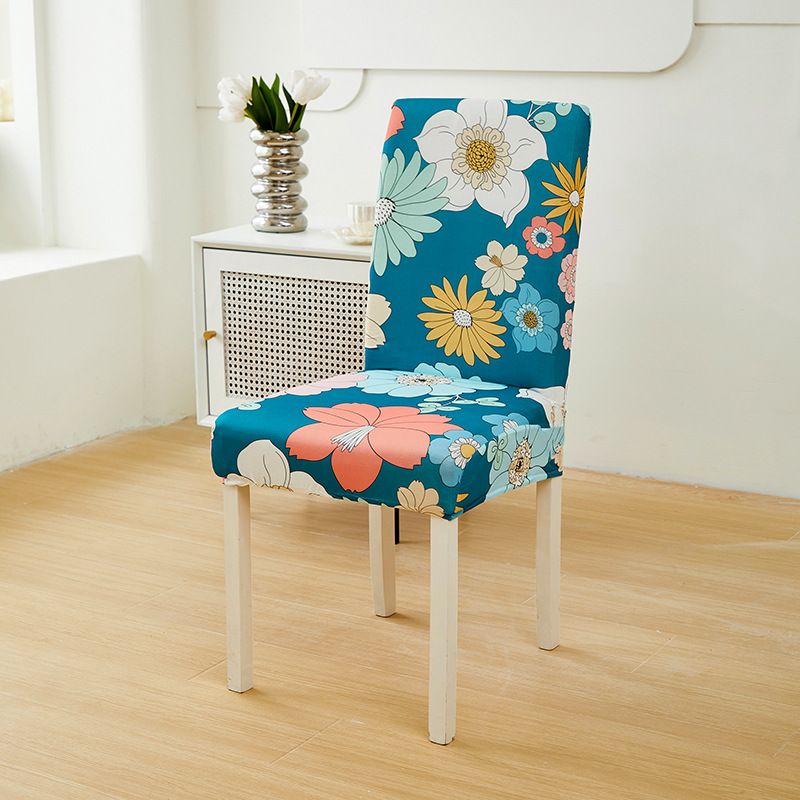 Coprisedia elastici a copertura totale – Coprisedia da pranzo in poliestere e spandex con stampe eleganti, vestibilità universale per uso domestico e commerciale_voghion.com
