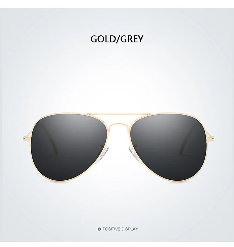 New Arrivals Classic Pilot Men Polarized Vintage Metal Ray Sunglasses Women Mirror Ride Male Colors uv400_voghion.com
