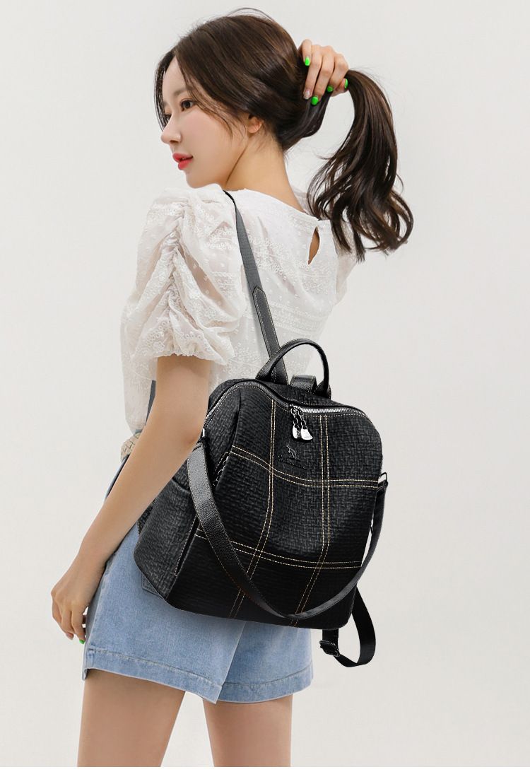 Borse da donna Kangaroo 2023 nuovo zaino dalla texture morbida borsa versatile monospalla da donna casual di grande capacità transfrontaliera_voghion.com