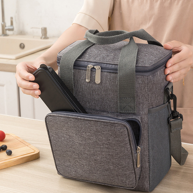 Other Kitchen Tools Lunch Box, Handbag, Square Insulated Bag, Aluminum Foil Thickened Lunch Bag, Large Capacity Picnic Bag_voghion.com