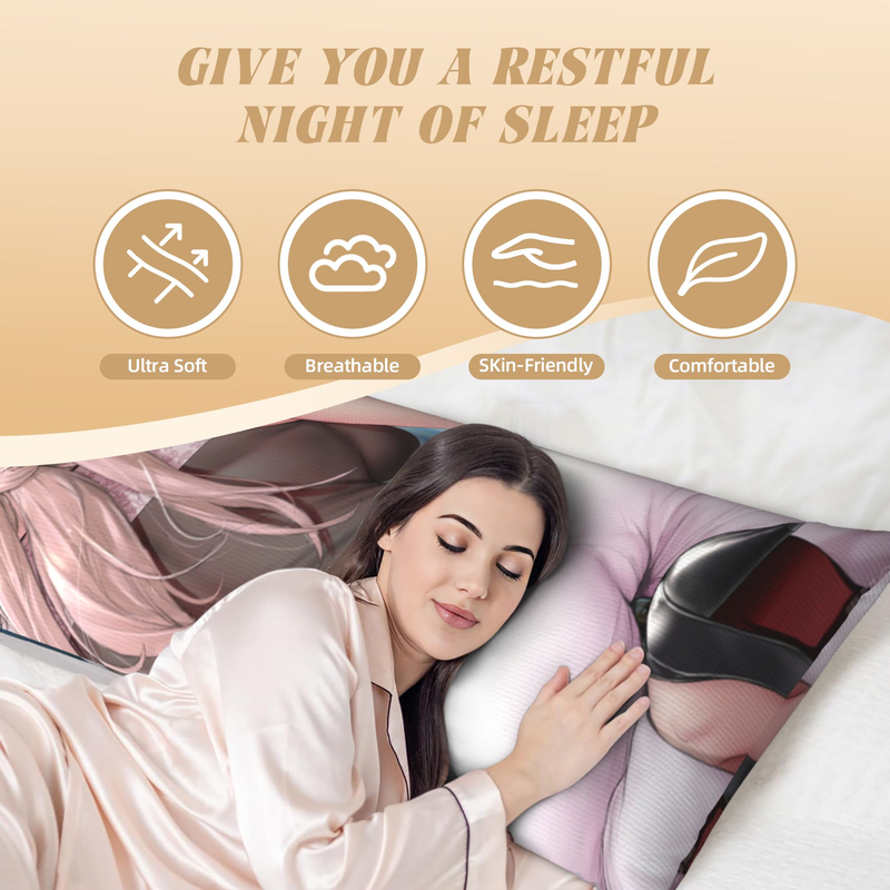 Equal Body Pillowcase, Removable Velvet Equal Body Pillowcase, (excluding Pillow Core)_voghion.com