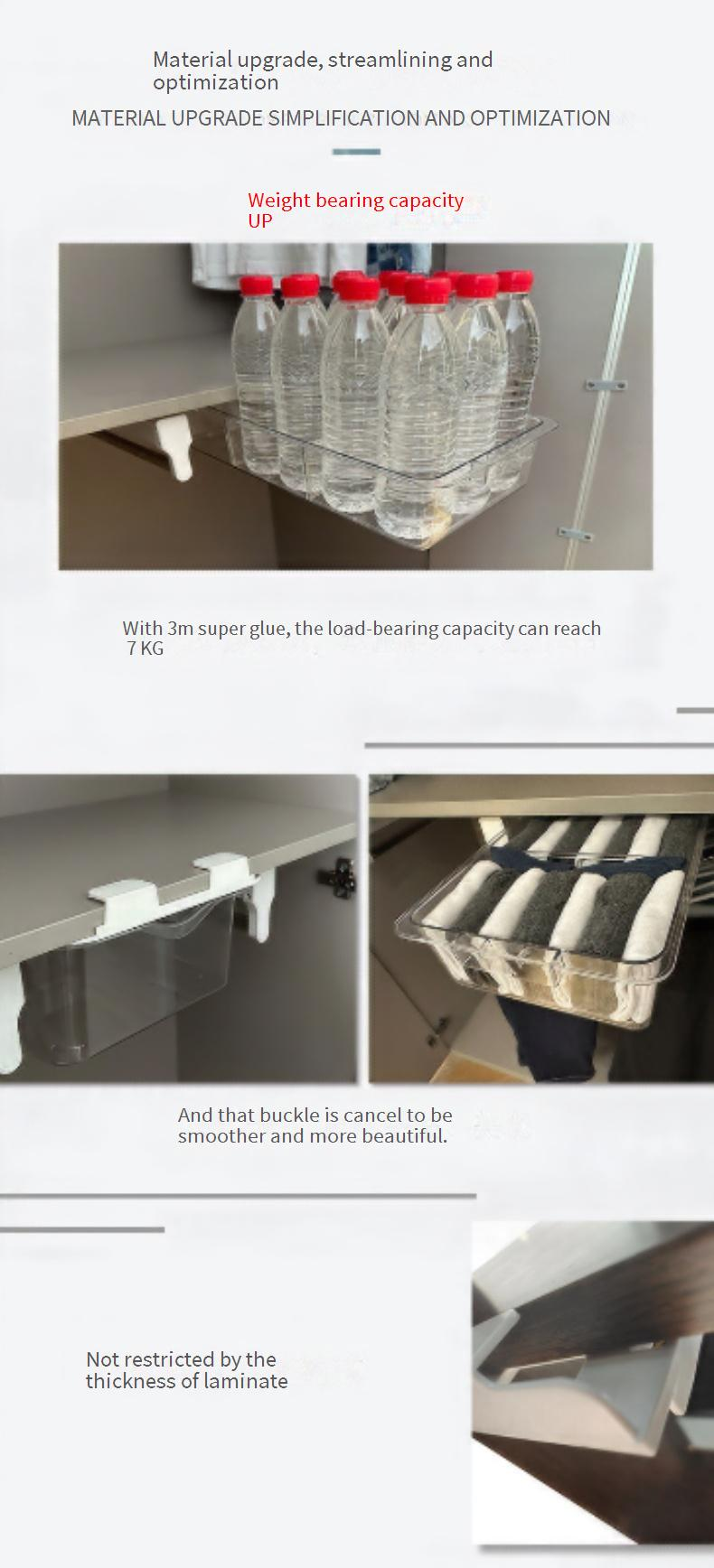 Organizer per biancheria intima e calzini da appendere - Contenitore trasparente per cassetti per guardaroba (45 scomparti, design trasparente salvaspazio, facile accesso)_voghion.com