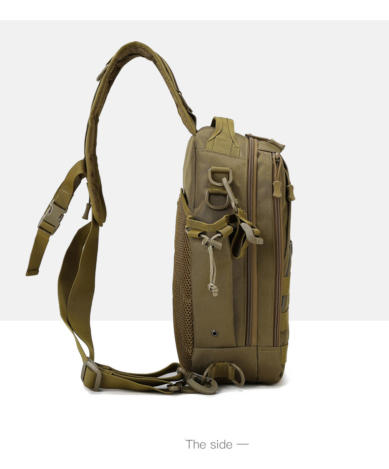 Multi-functional Single And Double-shoulder Backpack, Outdoor Camouflage Tactical Bag, Travel Sports Backpack For Men_voghion.com