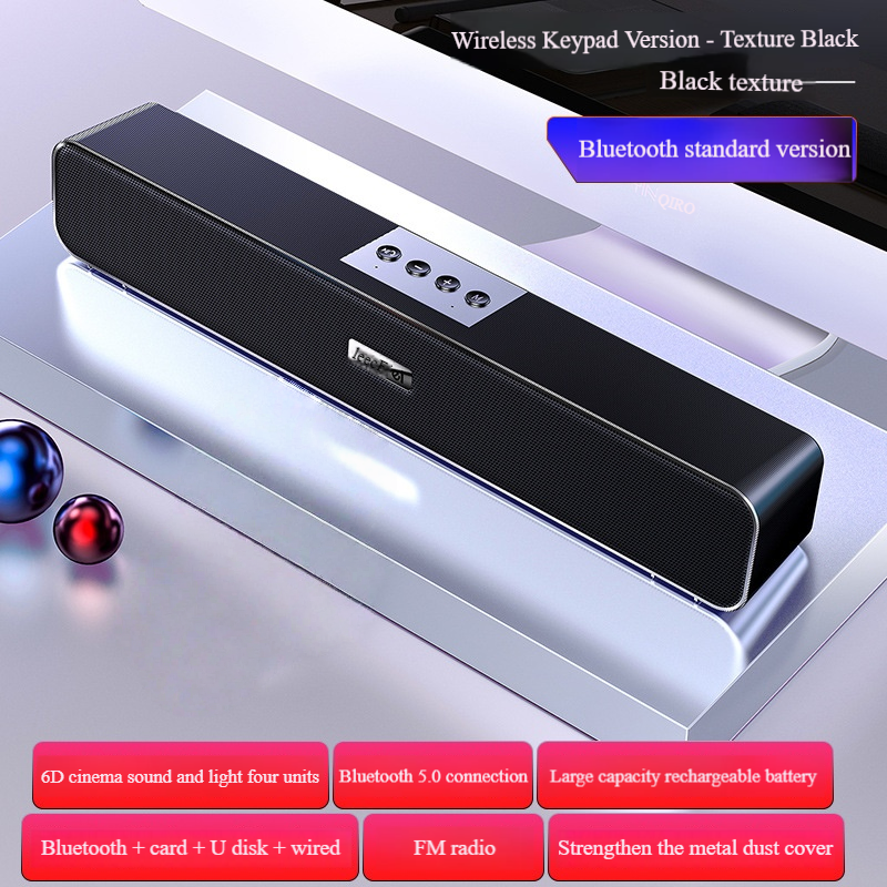 Silver Eagle A36 Bluetooth Computer Speaker - USB Smart Speaker With Deep Bass & TF Card Support_voghion.com