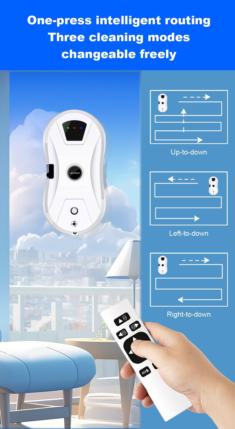 Robot lavavetri Liectroux YW610 con spruzzatura d'acqua a ultrasuoni, routing AI, serbatoio dell'acqua da 30 ml_voghion.com