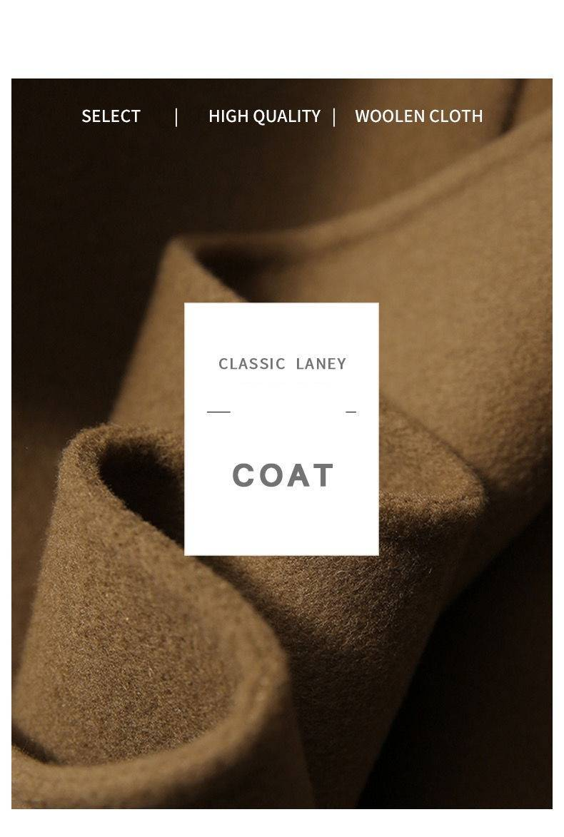 Plus Size Women's Wool Blend Long Coat With Double-Sided Fleece, Loose Fit Trench Coat For Winter, Grey/Black/Camel/Beige_voghion.com