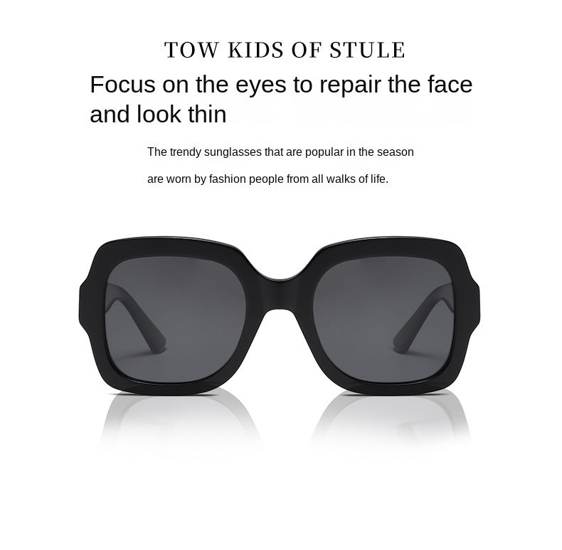 Montatura grande, materiale in fogli, occhiali da sole modello 5029_voghion.com