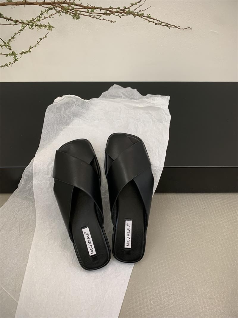 Pantofi de damă Half Dragged primăvara/vara 2024_voghion.com