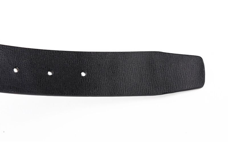 HOT FARINA Double Sided 2nd Layer Quality Genuine Leather for Smooth Slide & Pin 3.3cm Belts Men Cowhide without Buckle_voghion.com