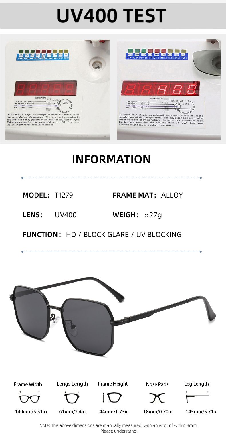 Nouvelles lunettes de soleil rétro polygonales pour hommes, style punk, petite monture_voghion.com
