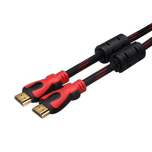 Kabel HDMI męski-męski, wtyczka pozłacana, siatka nylonowa, 1080p, 3D, wersja 1.4, 3 m/ 5 m_voghion.com