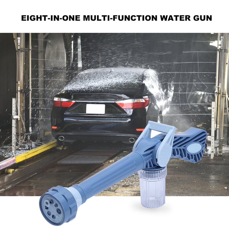 Çok işlevli sprinkler 8'i 1 arada bahçe hortumu başlığı su sabunluk pompası sprey tabancası araba yıkama temizleme su sprey tabancası_voghion.com