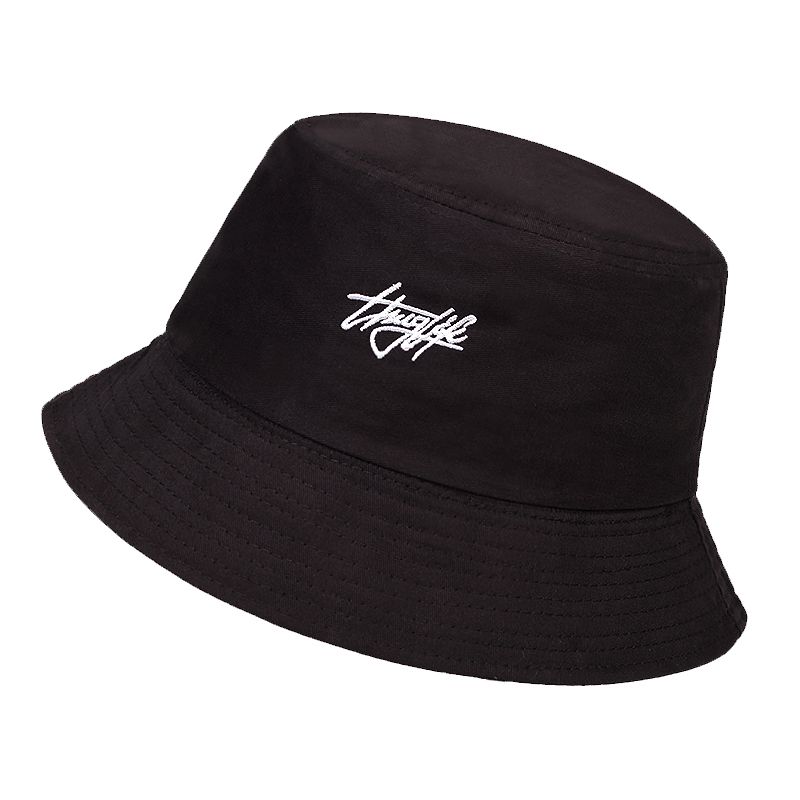 Hot Sale Unisex Double Sided Wearable Thugufe Embroidery Personality Bucket Hats Fishermen Caps Outdoor Casual Cap Sunscreen Hat_voghion.com